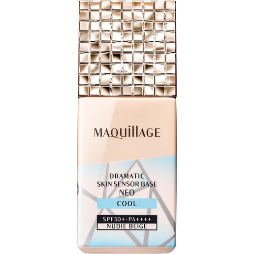 Maquillage Dramatic Skin Sensor Base, NEO Cool, Nude Beige, Makeup Base, Citrus Floral Faint Scent, 