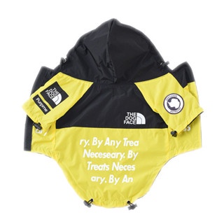 🪓 (ล้างสต๊อก Super Deal)👶 ♞,♘The North Face Dog Jacket เสื้อกันฝนสุนัขโพลีเอสเตอร์กันลมและกันฝน The 