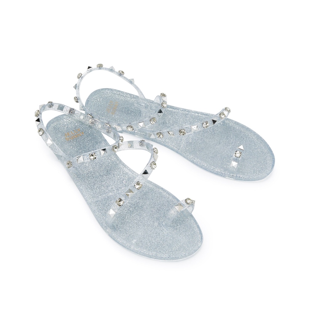 JELLY BUNNY รองเท้าแตะรัดส้น ZANNER รุ่น B24WLSI027 Silver