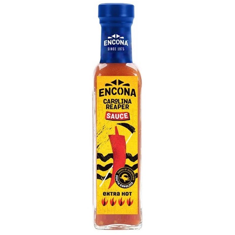 สงกรานต์ 🌺 ออนโคน่าซอสพริกแคโรไลน่า 142มล. 🍃 Encona Carolina Reaper Chilli Sauce 142ml. 🌻 ซอสปรุงรส 