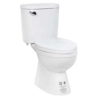 MOYA สุขภัณฑ์ 2 ชิ้น LX-2743C 6 ลิตร สีขาว จัดส่งโดย HomePro ชักโครก โถส้วม