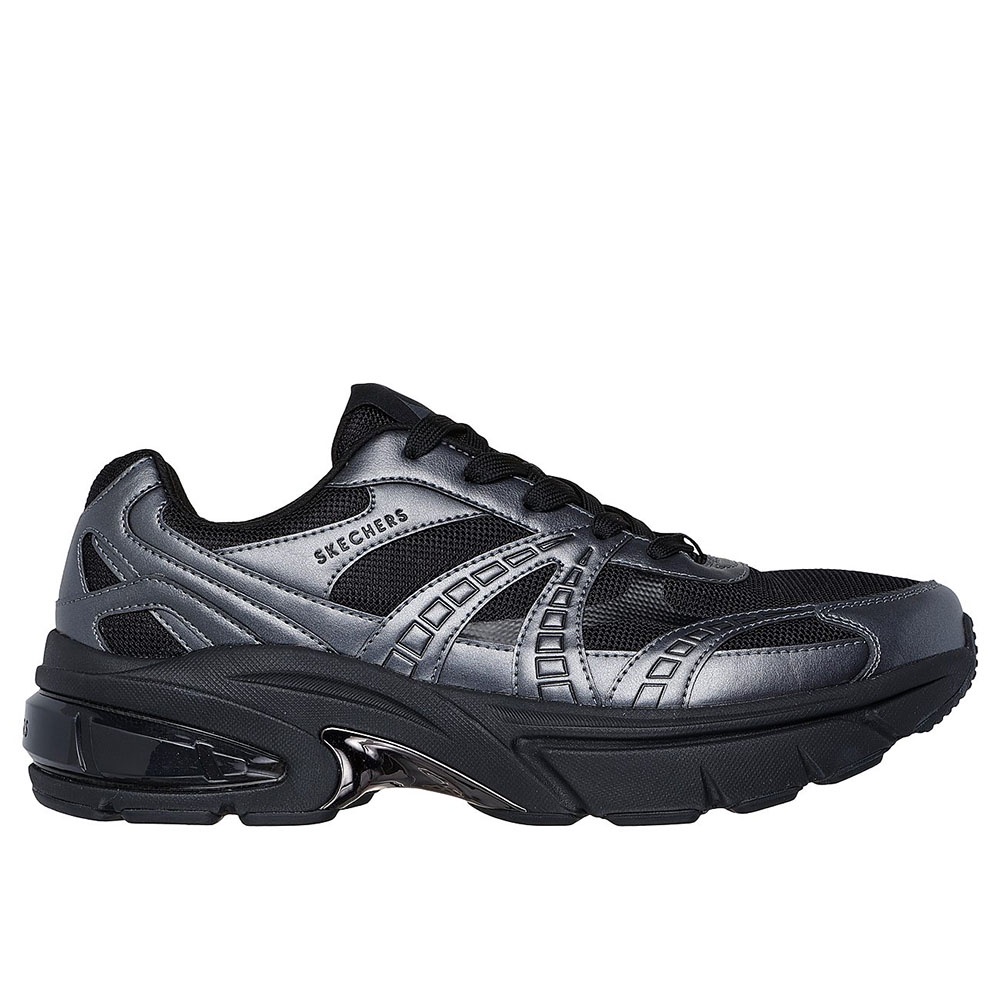 Skechers สเก็ตเชอร์ส รองเท้าผู้ชาย Men SKX Street Shadow Stellar 90 Shoes - 183216-GUN Air-Cooled Memory Foam