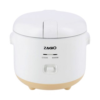 หม้อหุงข้าวอุ่นทิพย์ 0.6 ลิตร ZAGIO รุ่น ZG-3255 สีขาว