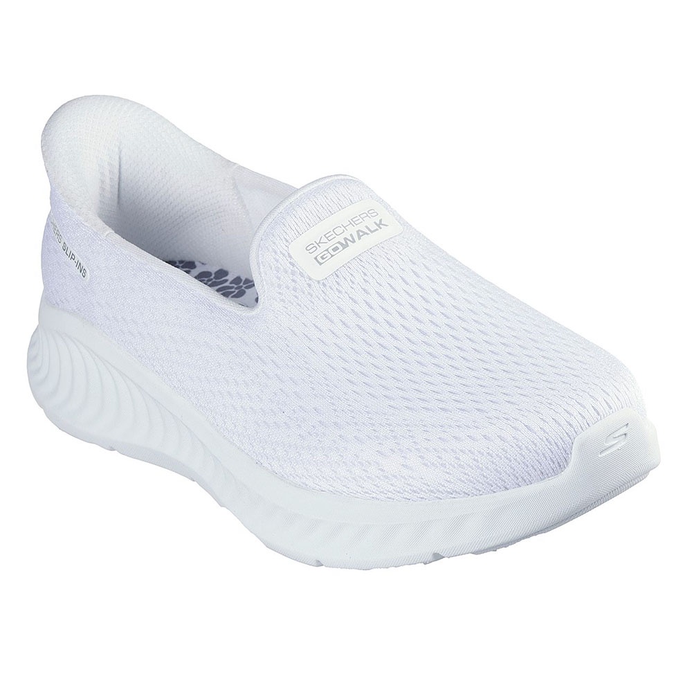 Skechers สเก็ตเชอร์ส รองเท้าผู้หญิง Women Slip-ins GoWalk Now Ivy Walking Shoes - 125644-WHT Air-Cooled Goga Mat