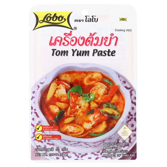 📢 โลโบเครื่องต้มยำ 30 กรัม 🌈 LOBO TOM YUM PASTE 30G. 💦 เครื่องปรุงรสและเครื่องเทศ 🎐 Clicktodeli
