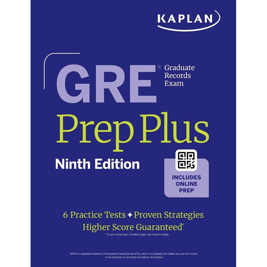 GRE PREP PLUS 2025: 6 PRACTICE TESTS + PROVEN STRATEGIES HIGHER SCORE GUARA (9781506293899) c321 crma