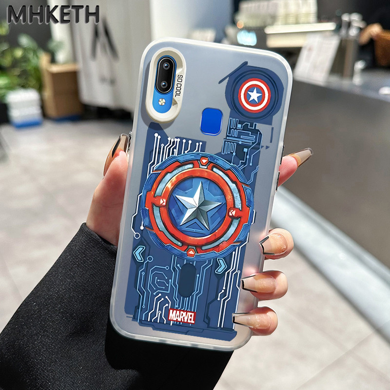 MHKETH เคสสำหรับ VIVO Y91 Y91i Y93 Y95 Y91s Y90 Y1s เคสโทรศัพท์ป้องกันรอยขีดข่วนฝ้าแบบอินเทรนด์