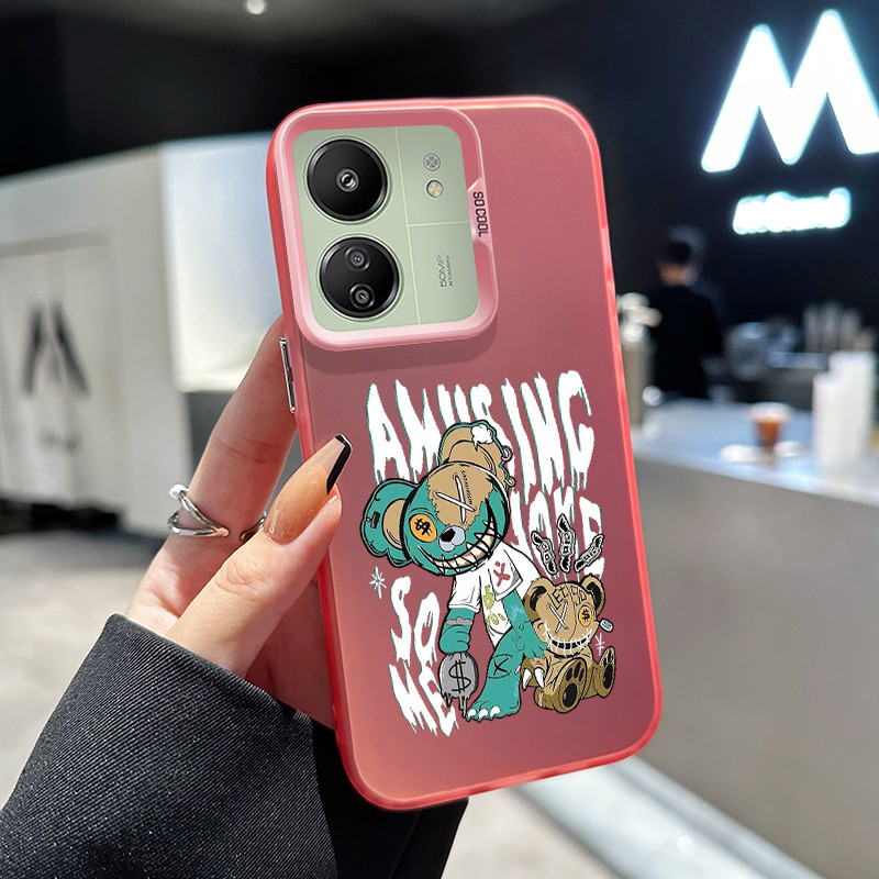เคสสำหรับ Xiaomi Redmi 13C 4G 13C 5G POCO C65 4G POCO M65 4G เคสโทรศัพท์หมี