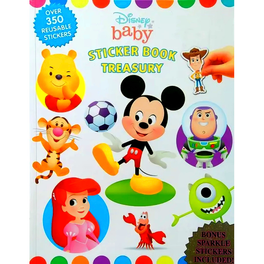 BBW หนังสือเด็ก Disney Baby Sticker Book Treasury ISBN: 9782764354421