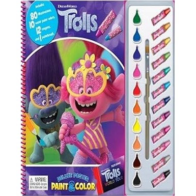 BBW หนังสือเด็ก Dreamworks Trolls Feat: Trolls World Tour Deluxe ISBN: 9782764350959