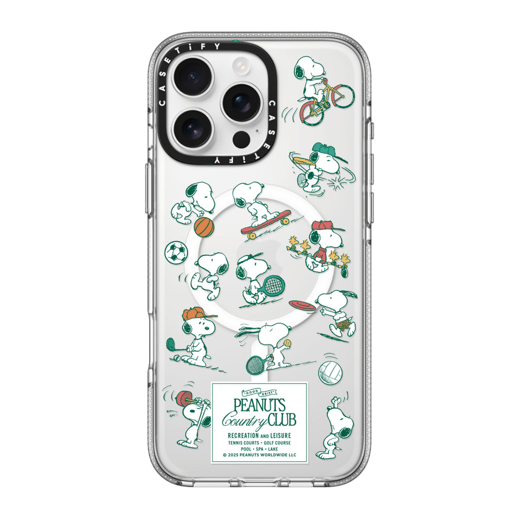 [พร้อมส่ง] CASETiFY | Snoopy Sports & Recreation Case [Peanuts]