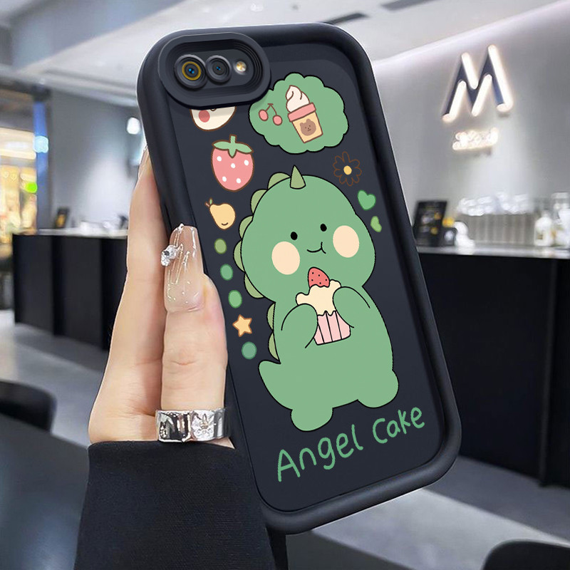 เคสสำหรับ Realme C2 Realme C2s OPPO A1K เคสโทรศัพท์ไดโนเสาร์น่ารักป้องกันการตก