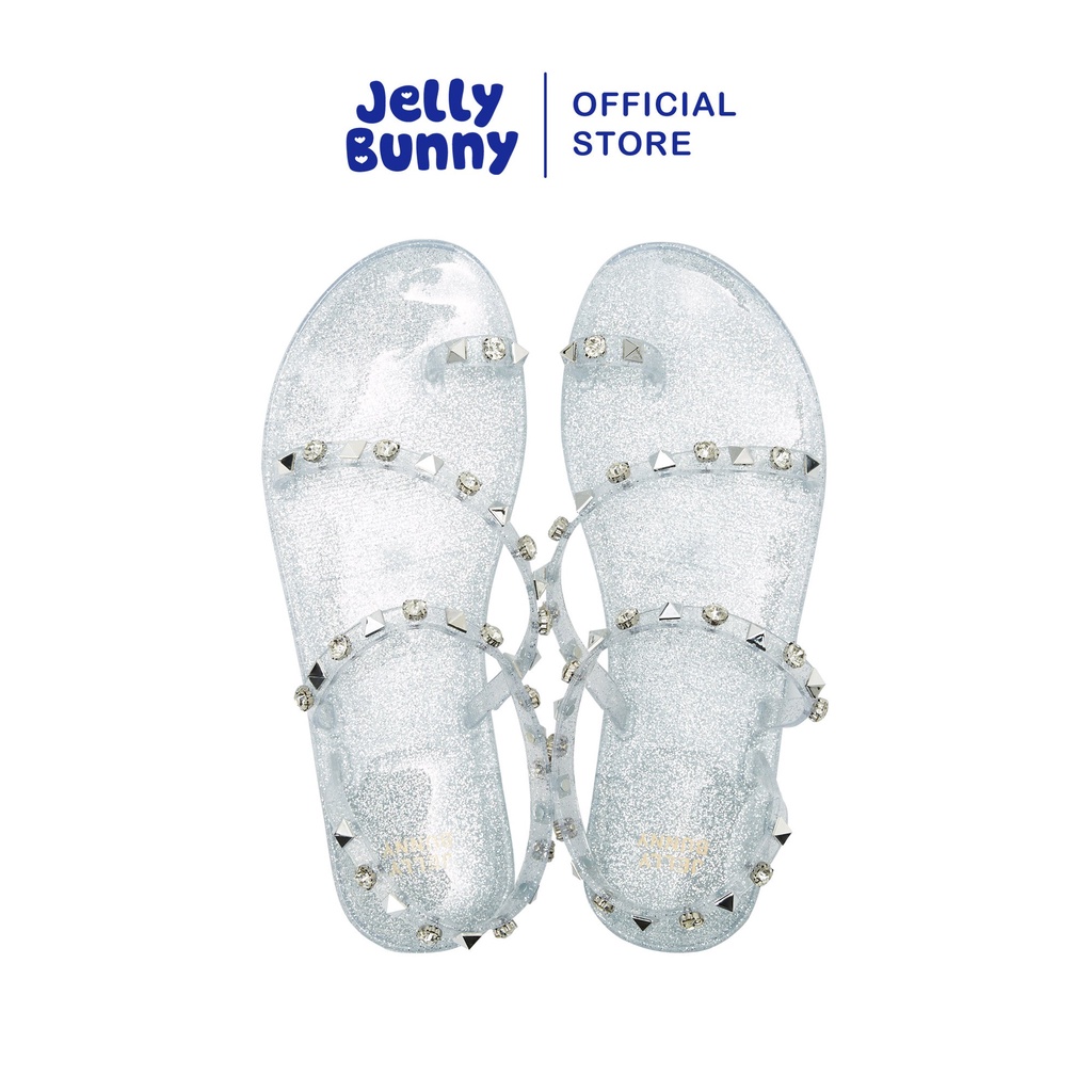 JELLY BUNNY รองเท้าแตะรัดส้น ZANNER รุ่น B24WLSI027 Silver