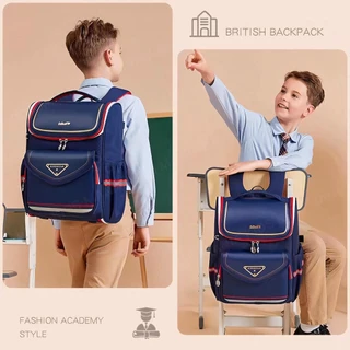 กระเป๋านักเรียนสไตล์อังกฤษ High School Backpack – กระเป๋านักเรียนสุดชิค เบาสบาย ไม่กดไหล่