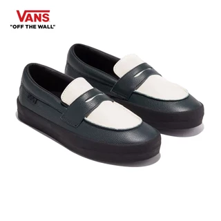 VANS SKATE LOAFER - DARK FOREST (สีเขียว)รองเท้าผ้าใบ VANS ชายหญิง (รองเท้าทรงหน้าแคบแนะนำเผื่อไซซ์จากตาราง 0.5 -1 size)
