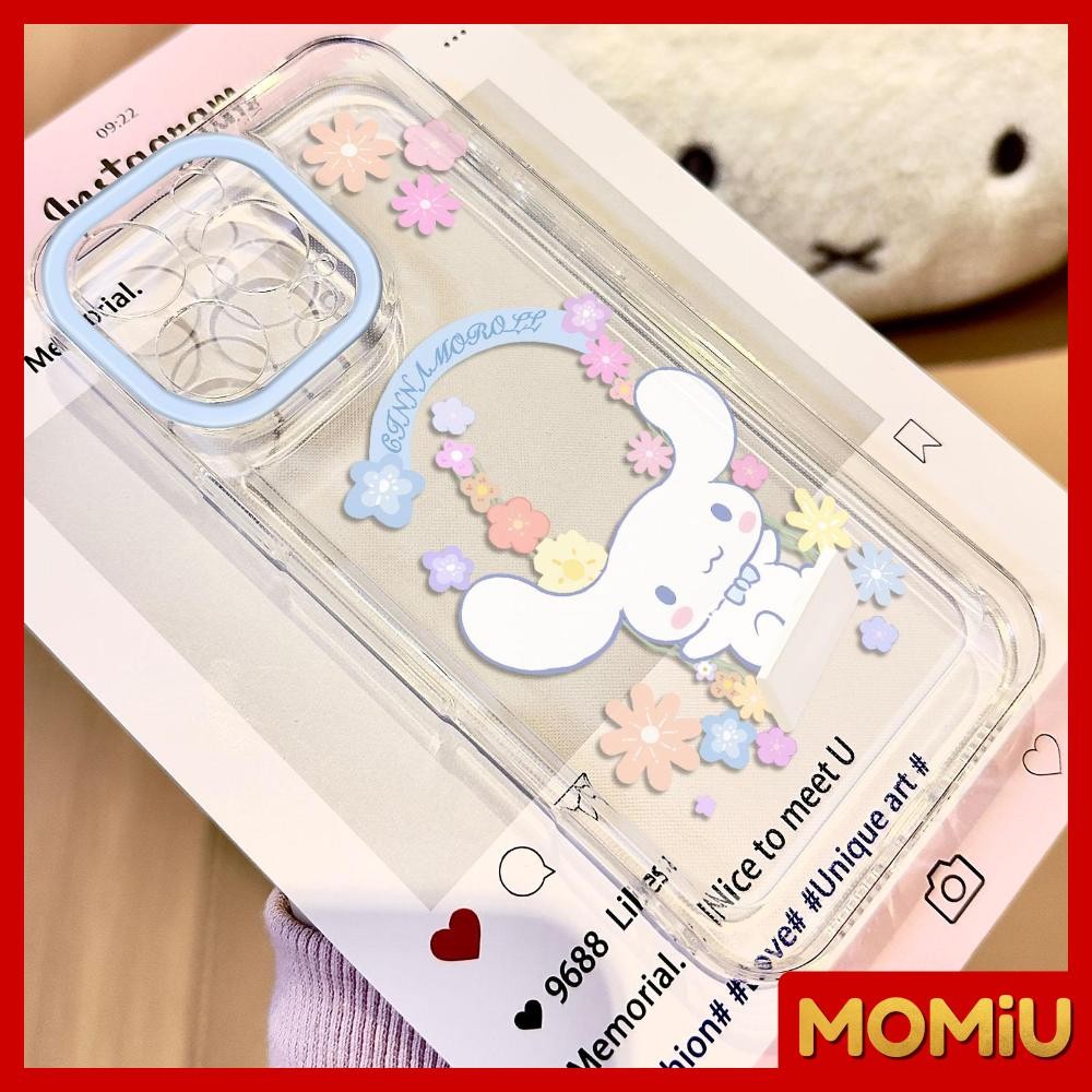 MOMiU – เข้ากันได้สำหรับ เคสไอโฟน11 เคส iphone 16 Pro Max 7Plus XR 12 13 14 15 เคสใส ลูกสุนัขดอกไม้น่ารัก ราคา ถูกที่สุด ดีลบีเคเค แกลเลอรีภาพที่ 8