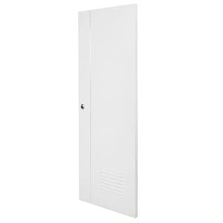 AZLE ประตูห้องน้ำ UPVC BN-01 เกล็ดล่าง 70X200 ซม. สีขาว เจาะลูกบิด จัดส่งโดย HomePro