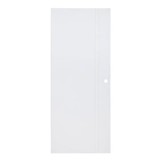 AZLE ประตูภายนอก UPVC PZV3 80X200 ซม. สีขาว เจาะลูกบิด จัดส่งโดย HomePro