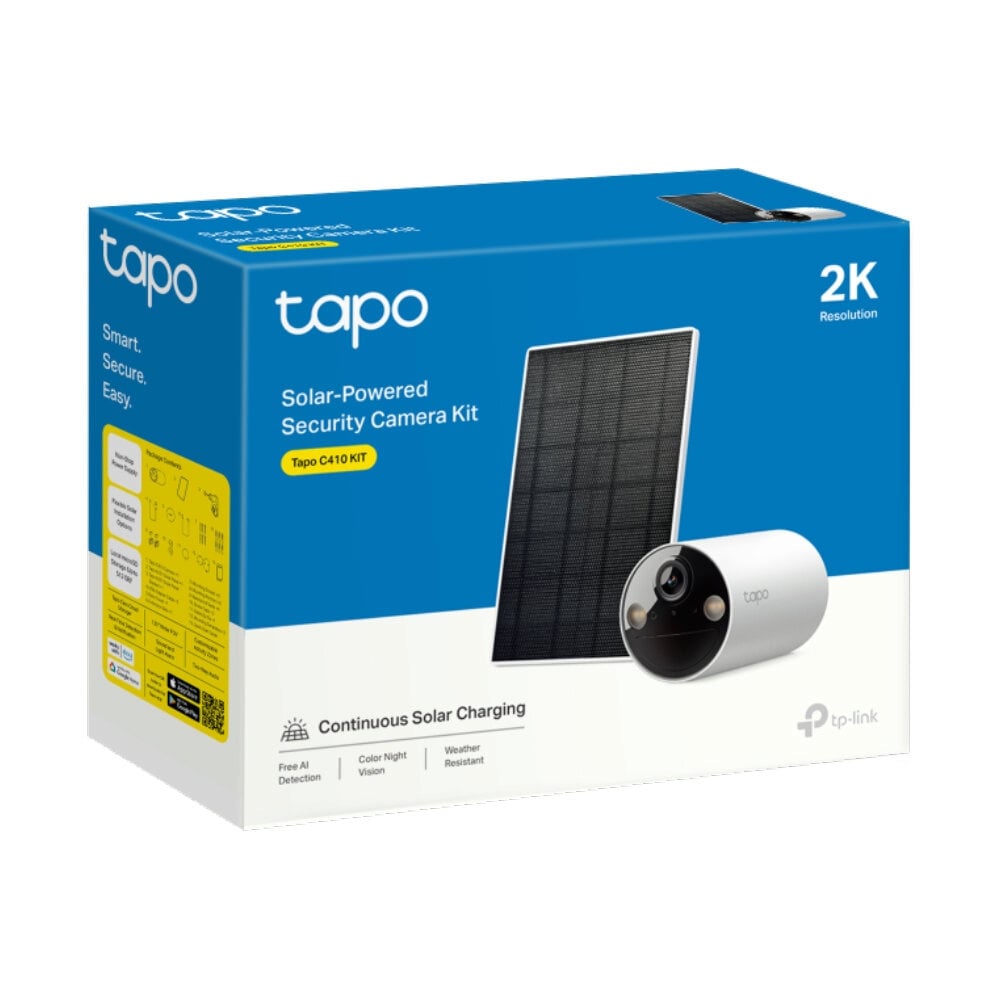 Smart IP Camera (3.0MP) TP-LINK TAPO C410+Solar Panel - A0165305