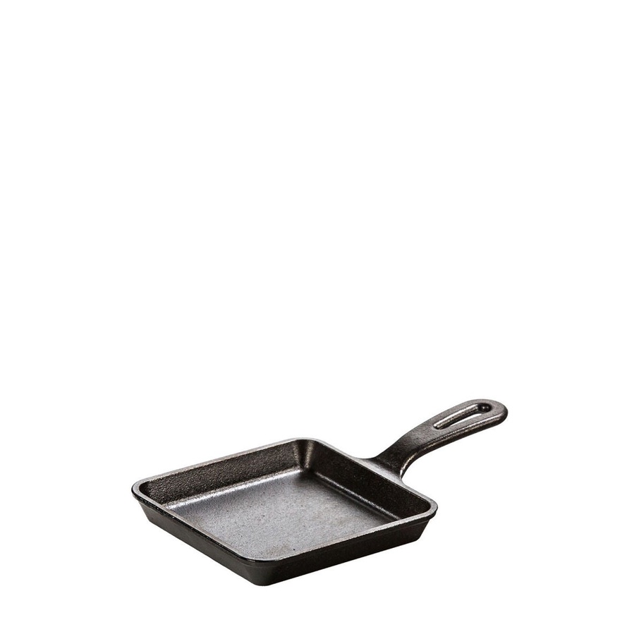 LODGE - กระทะเหล็กหล่อสี่เหลี่ยม 12.7ซม สีดำ