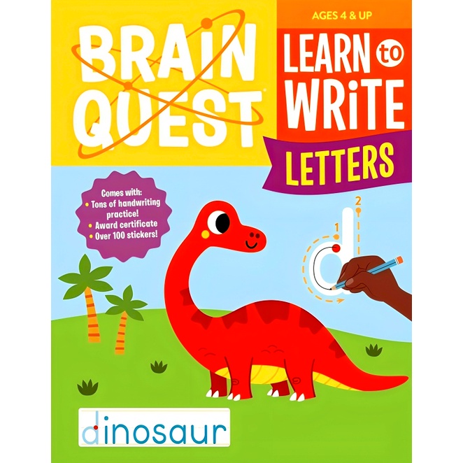 BBW หนังสือเด็ก Brain Quest Learn To Write: Letters ISBN: 9781523516001