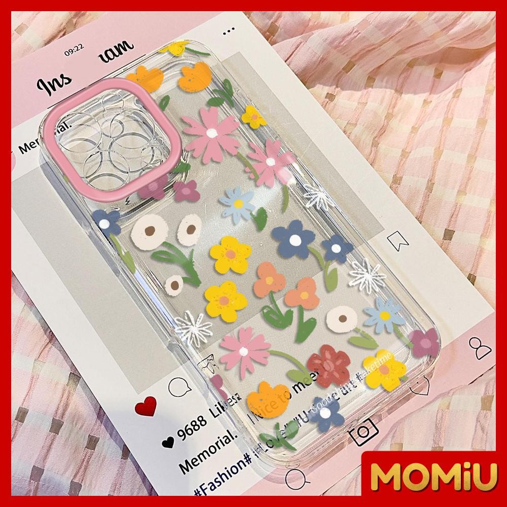 MOMiU - เข้ากันได้สำหรับ เคสไอโฟน11 เคส iphone 16 Pro Max 7Plus XR 12 13 14 15 เคสใส ดอกทานตะวันแสนสวย - รูปที่ 2