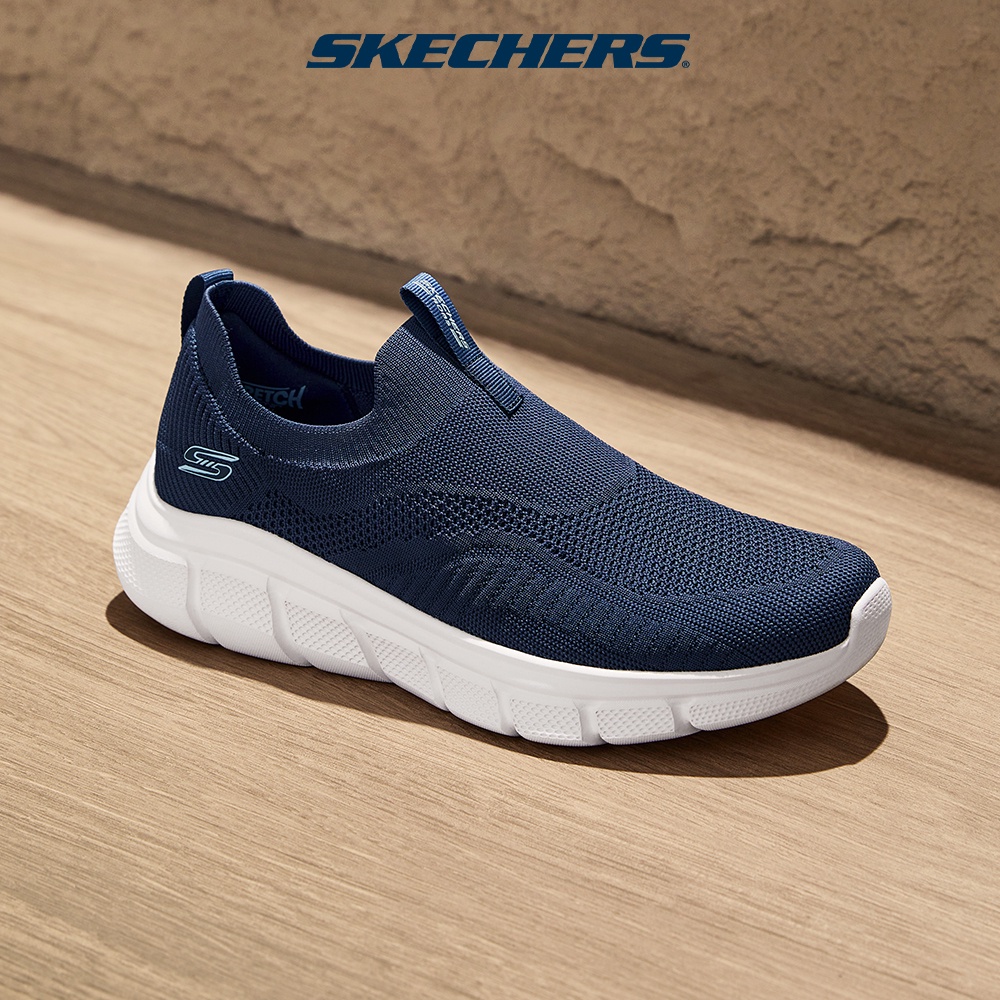 Skechers สเก็ตเชอร์ส รองเท้าลำลองผู้ชาย Men BOBS B Flex Frigid Edge Casual Shoes - 118107-NVY Memory Foam