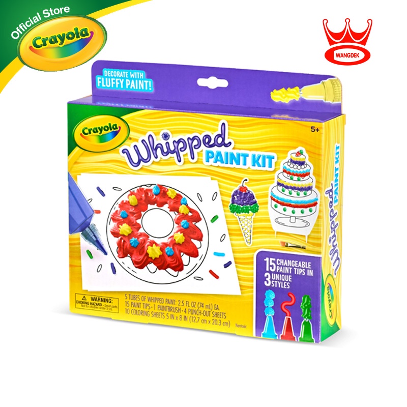 Crayola Whipped Paint Kit เครโยล่า ชุดวิปปิ้งเพ้นท์ขนมหวาน 54-1095