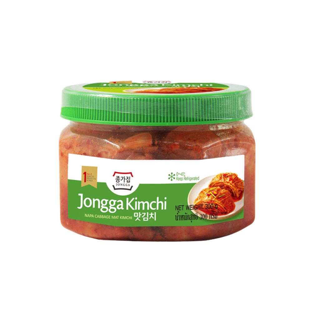 🍒 จงกา กิมจิ นาปา แคบเบจ มัท 300 กรัม 🍓 JONGGA KIMCHI NAPA CABBAGE MAT 300 G. 🍷 เครื่องปรุงรสและเครื