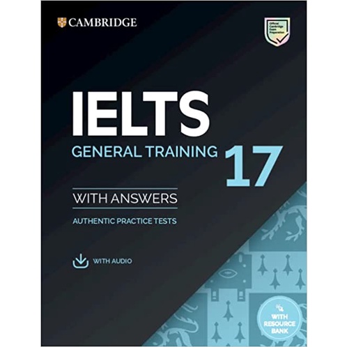 Chulabook|c323|หนังสือ|CAMBRIDGE IELTS 17 GENERAL TRAINING: STUDENT'S BOOK WITH ANSWERS AND AUDIO AN
