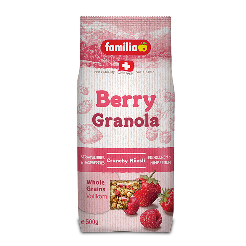 🐝 แฟมิเลียเบอร์รี่กลาโนล่า 500 กรัม 🍯 FAMILIA BERRY GLANOLA 500G 🌻 ซีเรียล 🍹 Dailybox