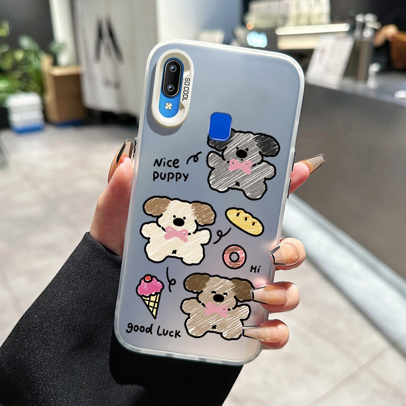เคสสำหรับ VIVO Y91 Y91i Y93 Y95 Y91s Y90 Y1s เคสโทรศัพท์เปลือกแข็งสัตว์น่ารัก