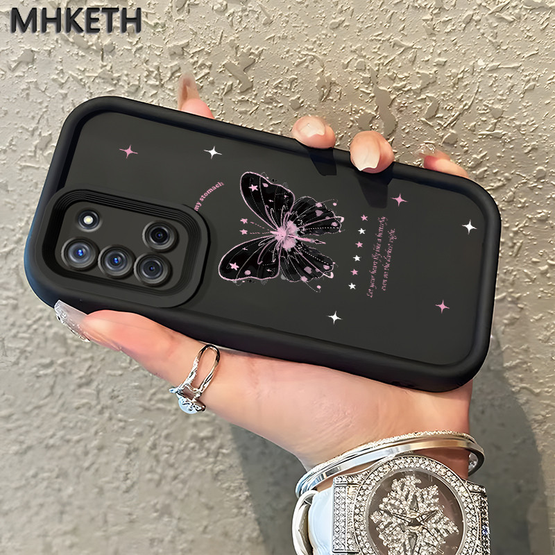 MHKETH เคสสำหรับ OPPO A52 A72 A92 A74 A95 F19 F19s เคสมีแฟชั่นและเป็นที่นิยมรูปผีเสื้อเคสโทรศัพท์ – โปรปัง