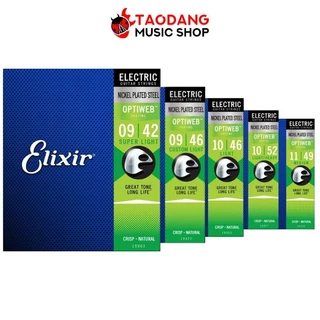 Elixir Optiweb , Nanoweb , Polyweb สายกีต้าร์ไฟฟ้าเคลือบ Elixir Electric Guitar Strings - เต่าแดง