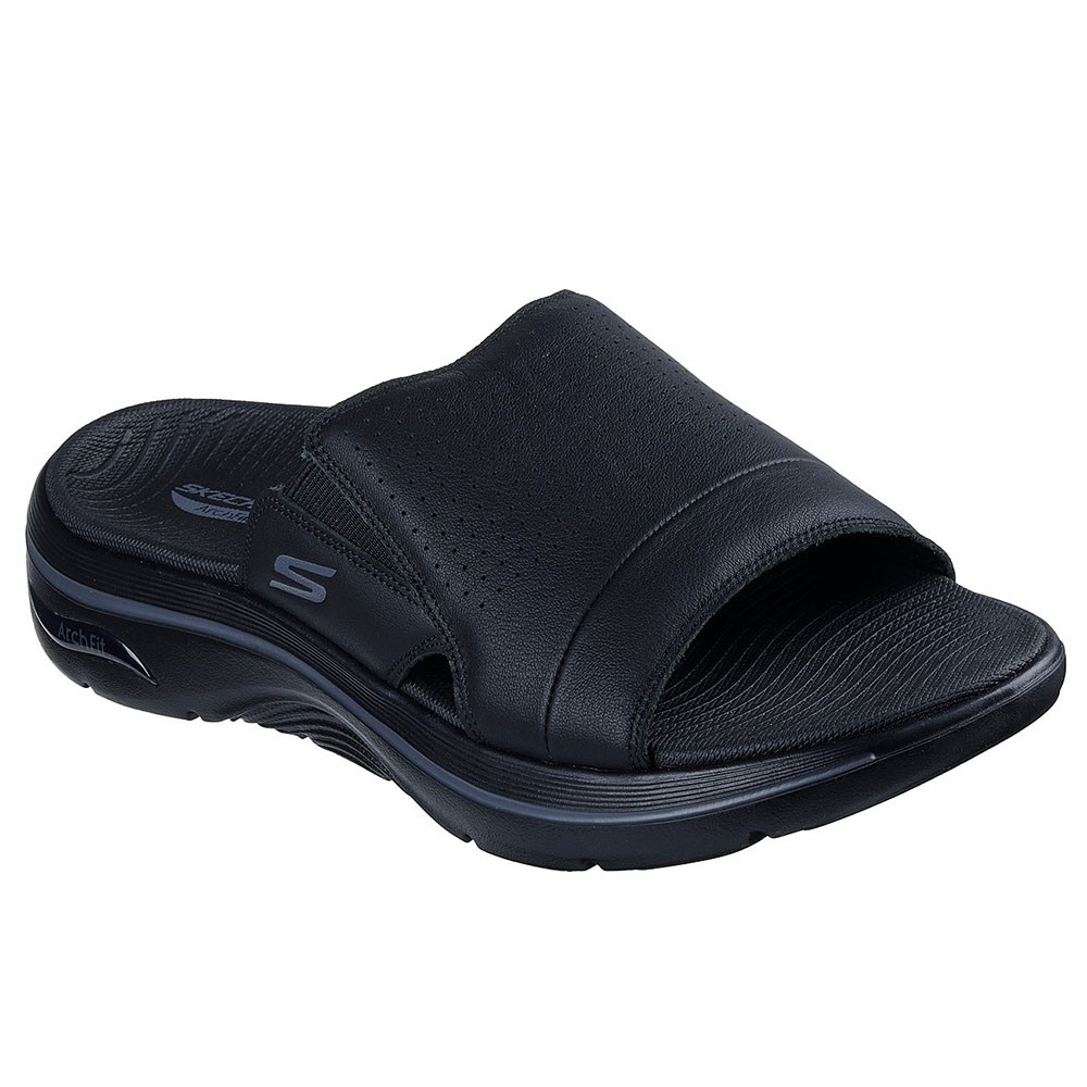 Skechers สเก็ตเชอร์ส รองเท้าแตะผู้ชาย Men On-The-GO GOwalk Arch Fit 2.0 Ultra Span Ii Walking Sandals - 229308-BBK - รูปที่ 2