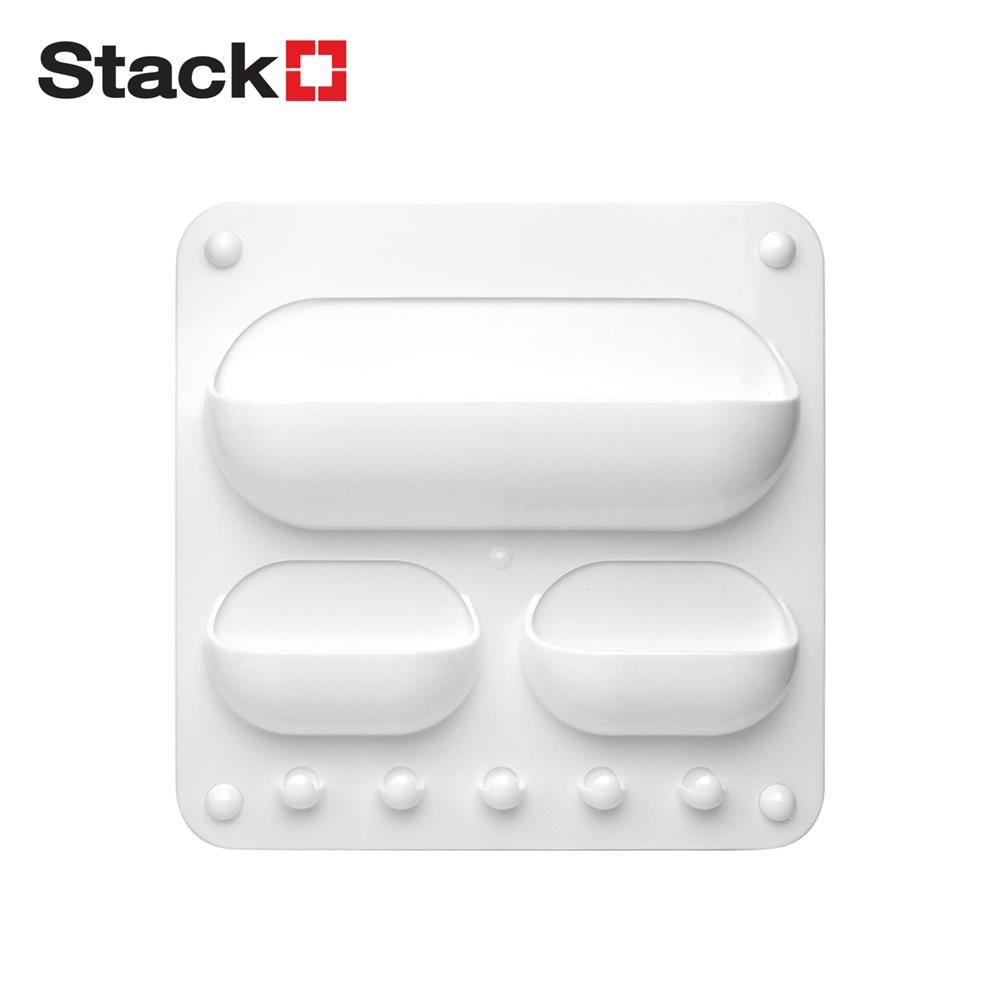 STACKO ที่ใส่ของแม่เหล็ก BUBBLE D 21X21X5.3 ซม. สีขาว จัดส่งโดย HomePro
