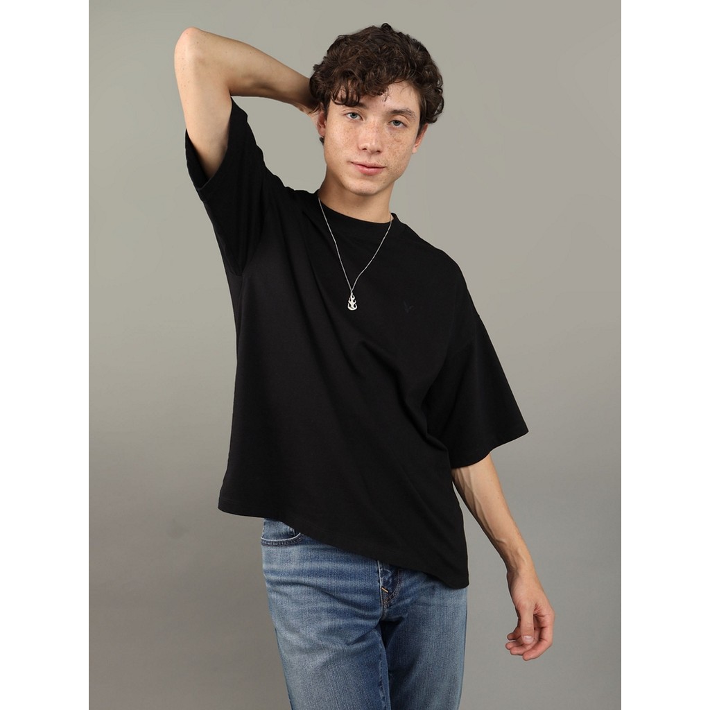 American Eagle เสื้อยืดผู้ชาย K-INTL OVS TEE BUTLER สี BLACK - 017-3664-001