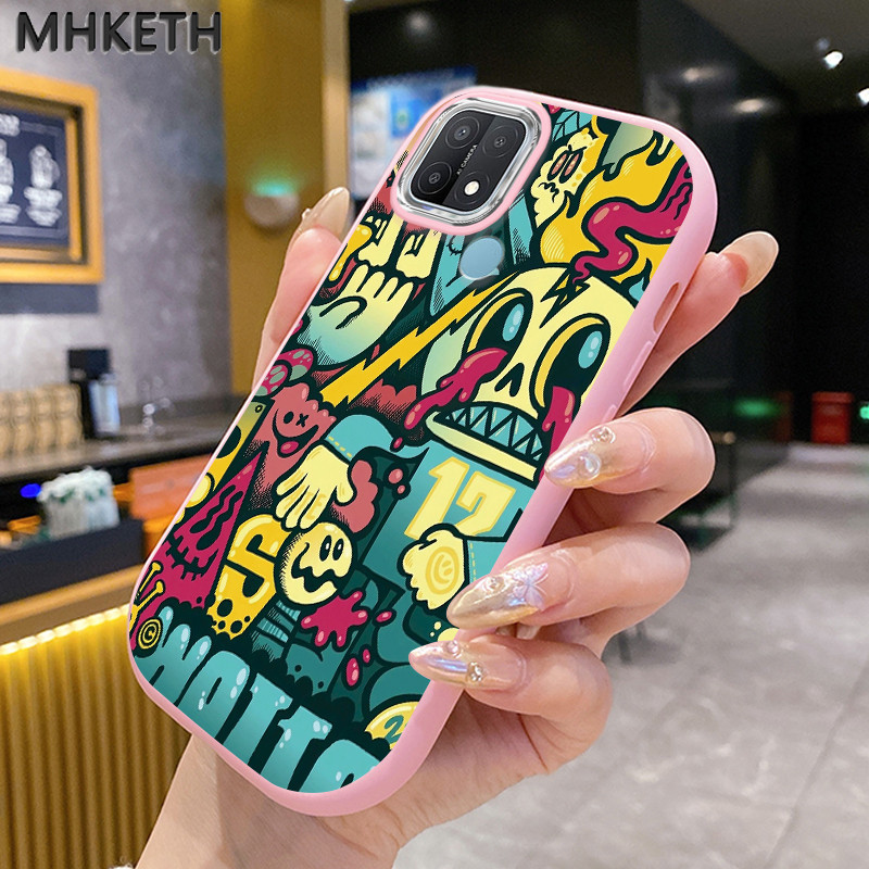 MHKETH เคสสำหรับ OPPO A15 A15s A35 เคสโทรศัพท์กราฟฟิตีอินเทรนด์ - รูปที่ 2