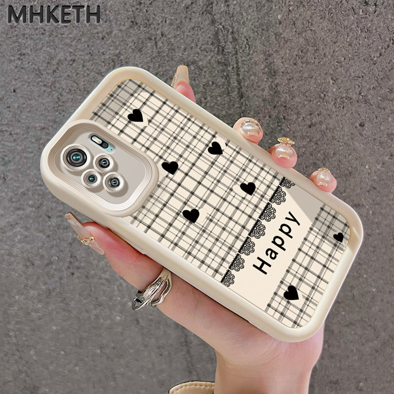MHKETH เคสสำหรับ Xiaomi Redmi Note 10 Pro Note 10s Note 9 Note 8 Pro 8T POCO M5s เคสโทรศัพท์ออกแบบสตรีอินเทรนด์