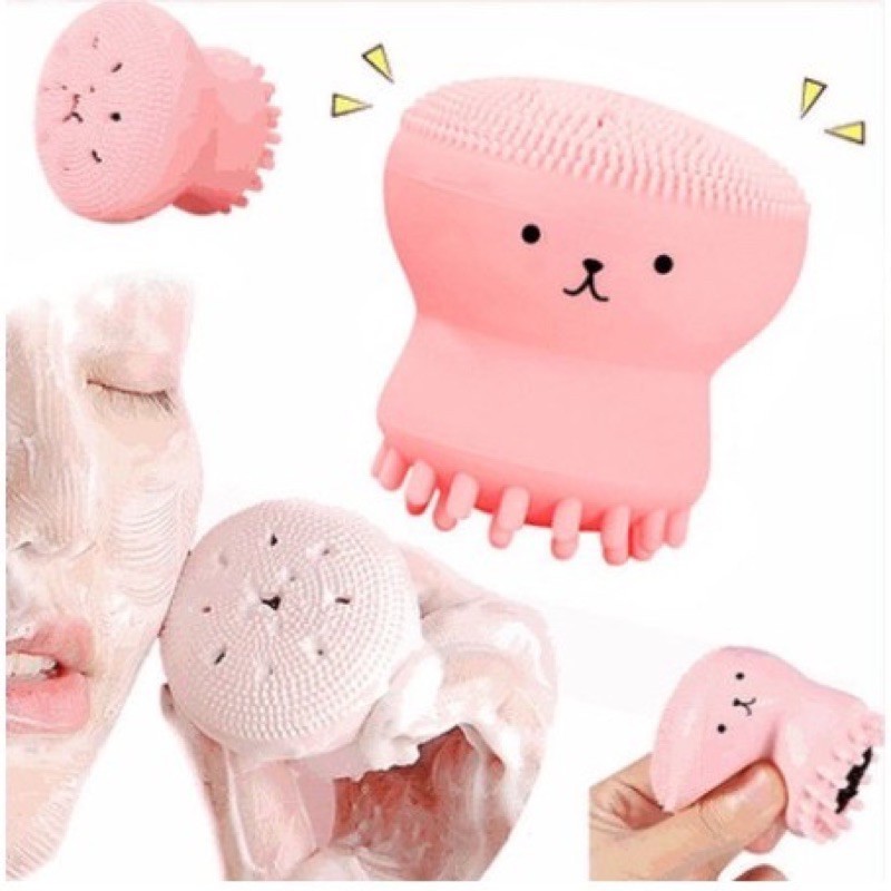 (n*.WO-365mall KKK04(ร้านไทย) แปรงล้างหน้าซิลิโคน ทำความสะอาดและนวดหน้า ขัดผิว(สำหรับผู้หญิง)