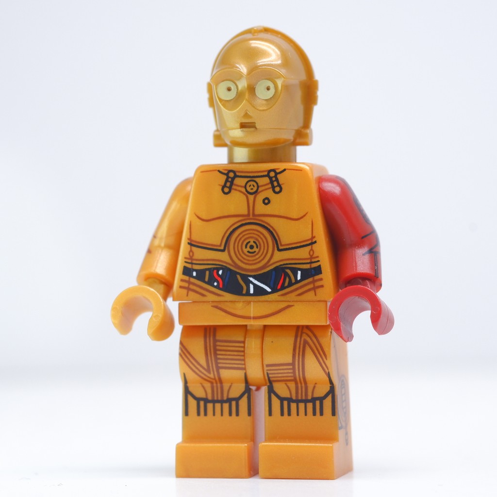 ฟิกเกอร์ ตัวต่อ Star Wars C-3PO Red Arm | ของแท้ | ploybrick