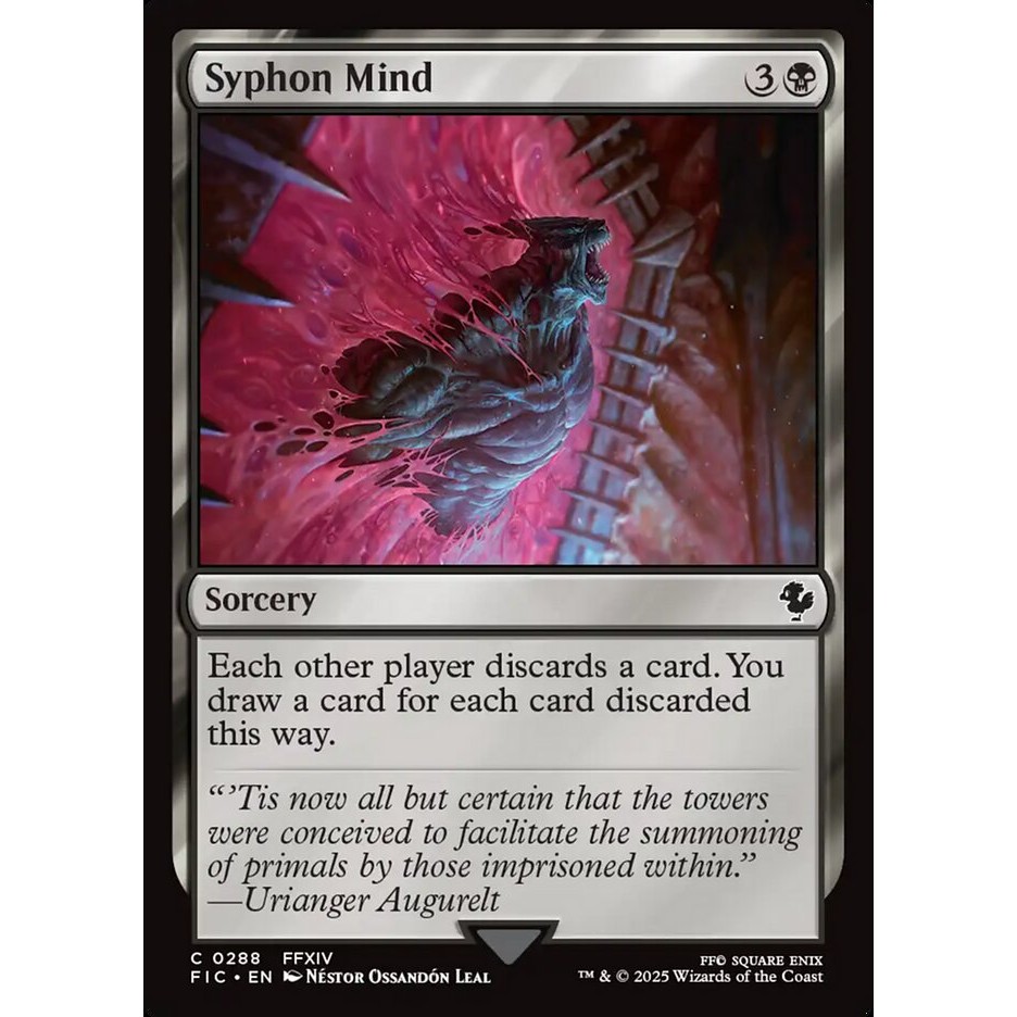 Syphon Mind [Surge Foil] FIC Final Fantasy Commander การ์ด Magic the Gathering [MTG] ของแท้