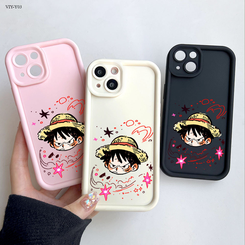 Samsung Galaxy A06 A16 A73 A55 A35 S24 S25 FE Ultra 5G เคสซัมซุง Luffy เคส JGS