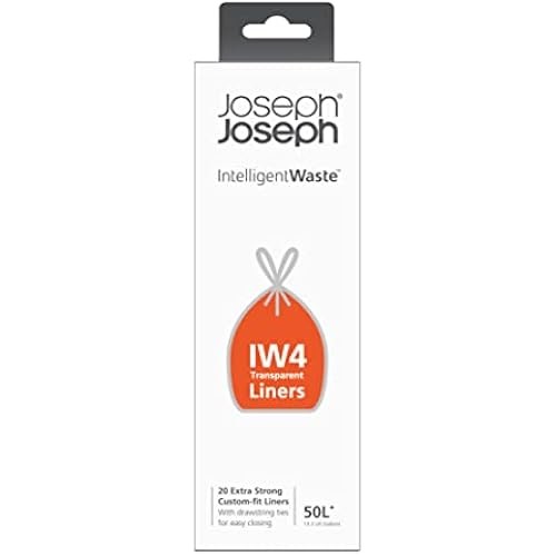 Joseph Joseph Joseph Trash Bags 50L IW4 Crash Bin 20pcs for 30033