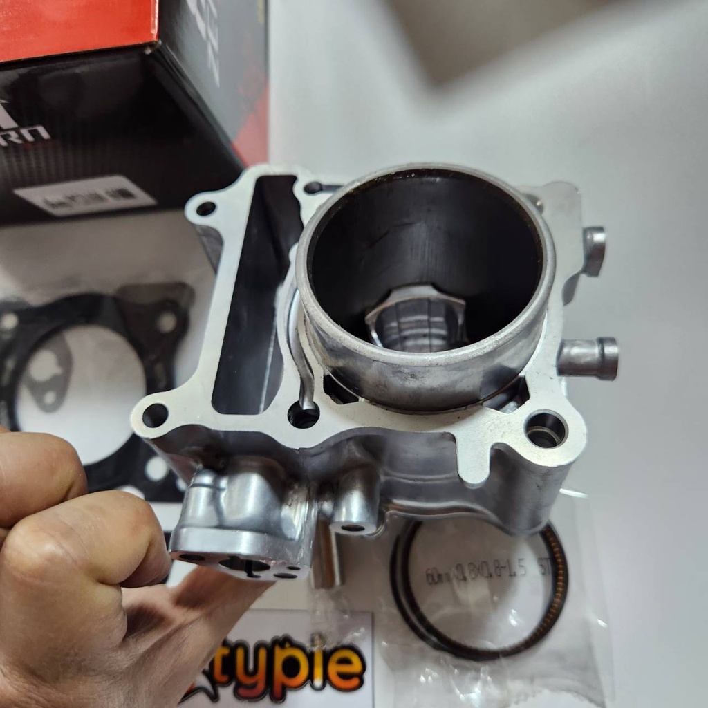 เสื้อสูบ จีออโน่ ลูก62 + ปะเก็น GIORNO / PCX160 / LEAD4วาล์ว