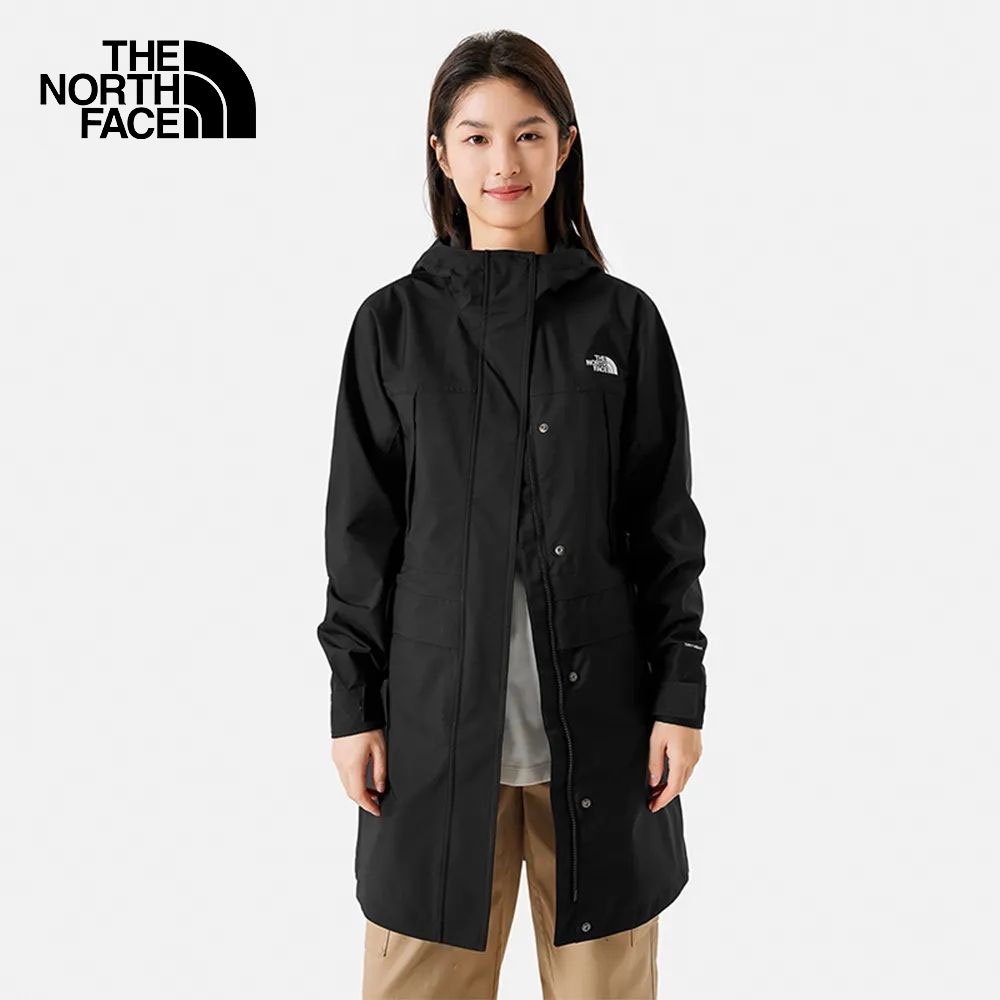 THE NORTH FACE WOMEN MOUNTAIN DRYVENT PARKA - TNF BLACK ดูตาราง ASIA SIZE (AP) เสื้อกันฝนผู้หญิง