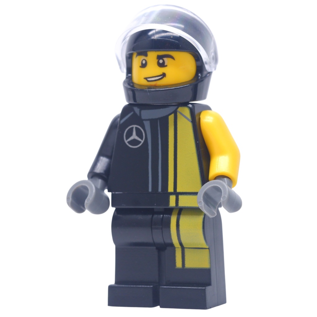 ( Ploybrick Minifigure ของแท้ ) Mercedes AMG GT3 Driver Speed Champions