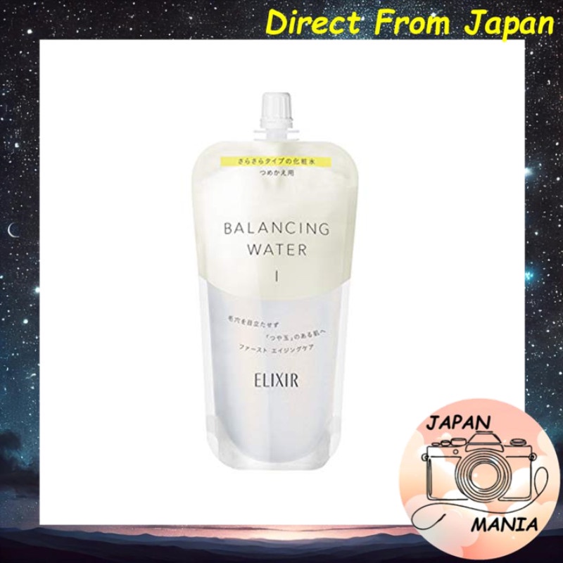 【Direct From Japan】ELIXIR Balancing Water I (Light Type) 150mL Refill Moisturizer for Hydration, Por