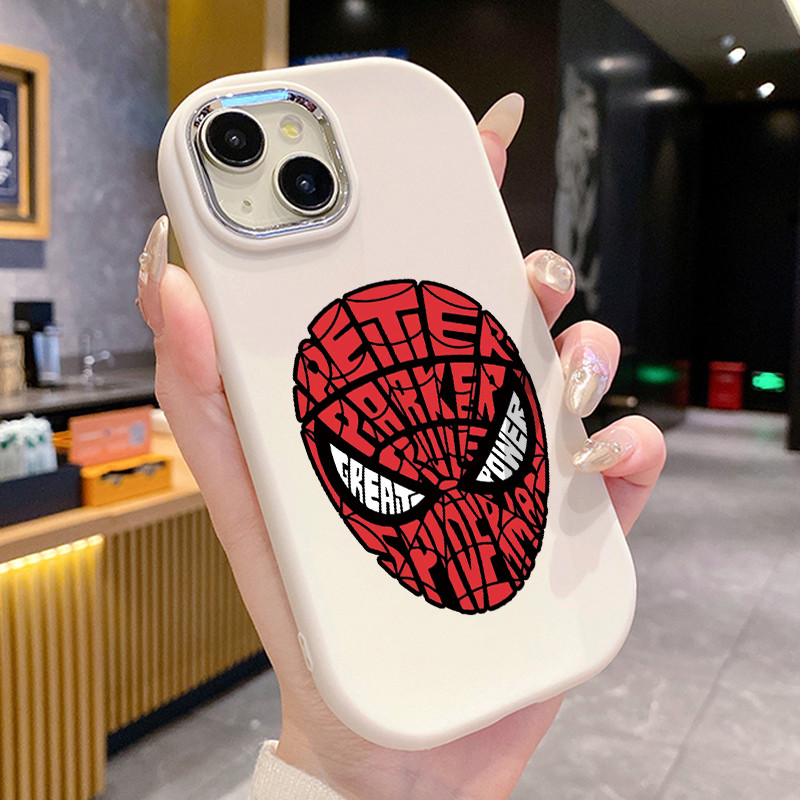 MHKETH เคสสำหรับ iPhone 6 Plus 6s Plus 7 Plus 8 Plus X Xs Max Xr 11 Pro Max เคสโทรศัพท์สไปเดอร์แมนที่สร้างสรรค์ - รูปที่ 4