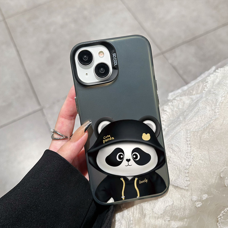 MHKETH เคสสำหรับ VIVO Y22 Y22s Y36 4G Y36 5G Y27 5G Y27S Y77T เคสโทรศัพท์การ์ตูนแพนด้าที่สร้างสรรค์ - รูปที่ 3